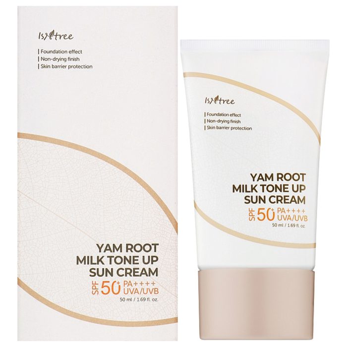 ضد آفتاب یام روت ایزنتری Isntree Yam Root Milk Tone Up Sun Cream 50ml