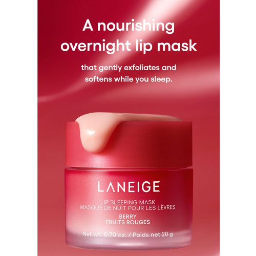 ماسک لب شب توت فرنگی لانیژ Laneige Lip Sleeping Mask EX Berry 20g