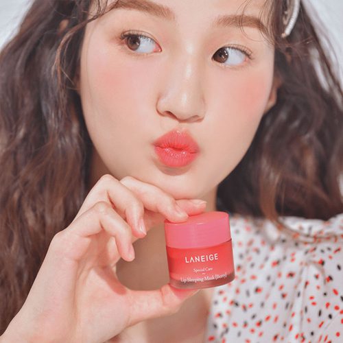 ماسک لب شب توت فرنگی لانیژ Laneige Lip Sleeping Mask EX Berry 20g