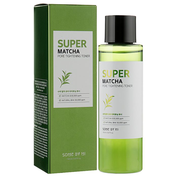 تونر کوچک کننده منافذ سوپر ماچا سام بای می SOME BY MI Super Matcha Pore Tightening Toner 150ml