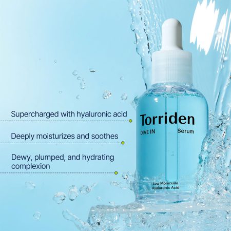 سرم آبرسان هیالورونیک اسید توریدن TORRIDEN Dive-In Low Molecular Weight Hyaluronic Serum 50ml