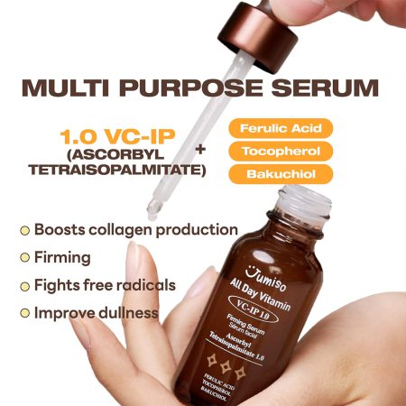 سرم ویتامین سی سفت کننده و پلامپ کننده جومیسو Jumiso All Day Vitamin VC-IP 1.0 Firming Serum 30ml