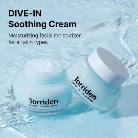 ژل کرم مرطوب کننده و تسکین دهنده هیالورونیک اسید توریدن Torriden DIVE-IN Soothing Cream 100ml