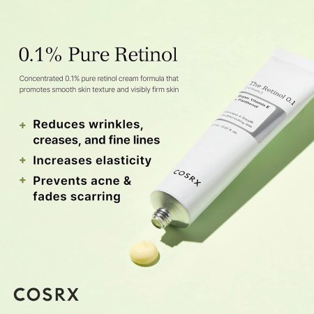 کرم جوانساز و ضد چین و چروک رتینول 0.1 کوزارکس COSRX The Retinol 0.1 Cream 20ml