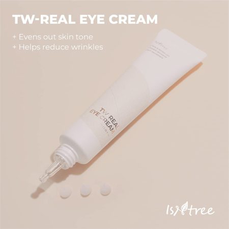 کرم دور چشم روشن کننده و ضد چین و چروک بیفیدا ایزنتری Isntree TW-Real Eye Cream 20ml