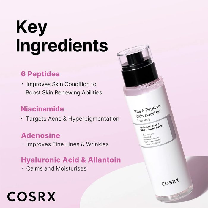 بوستر سرم تقویت کننده پپتید کوزارکس Cosrx the 6 peptide skin booster serum