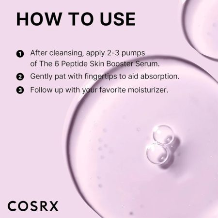 بوستر سرم تقویت کننده پپتید کوزارکس Cosrx the 6 peptide skin booster serum