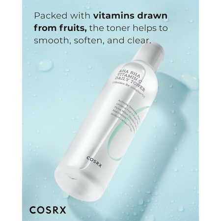 تونر روزانه روشن کننده AHA-BHA ویتامین سی کوزارکس COSRX AHA-BHA Vitamin C Daily Toner 150ml