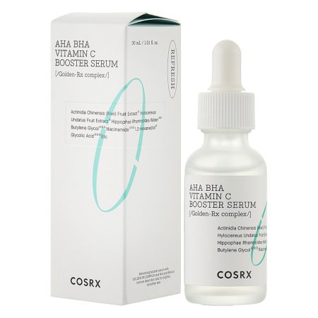 بوستر سرم لایه بردار تقویت کننده و روشن کننده روزانه کوزارکس COSRX Refresh AHA BHA Vitamin C Booster Serum