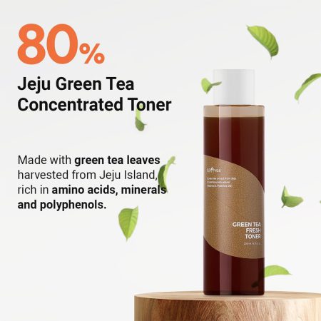 تونر کنترل چربی چای سبز ایزنتری Isntree Green Tea Fresh Toner