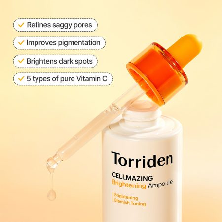 سرم روشن کننده ویتامین سی توریدن Torriden Cellmazing Brightening Ampoule