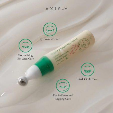 سرم ضد چروک و روشن کننده دور چشم کلاژن اکسیس وای Axis-Y Vegan Collagen Eye Serum