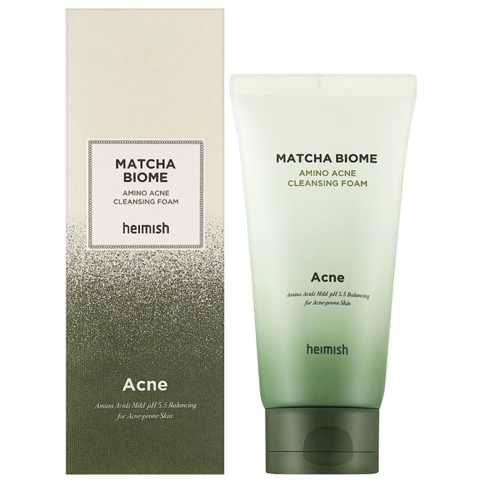 فوم شستشوی ضد آکنه ماچا پروبیوتیک هیمیش Heimish Matcha Biome Amino Acne Cleansing Foam