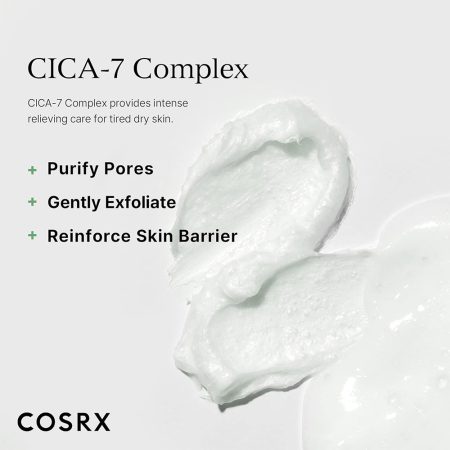 فوم شوینده کرمی ترمیم کننده و تسکین دهنده سیکا کوزارکس COSRX Pure Fit Cica Creamy Foam Cleanser