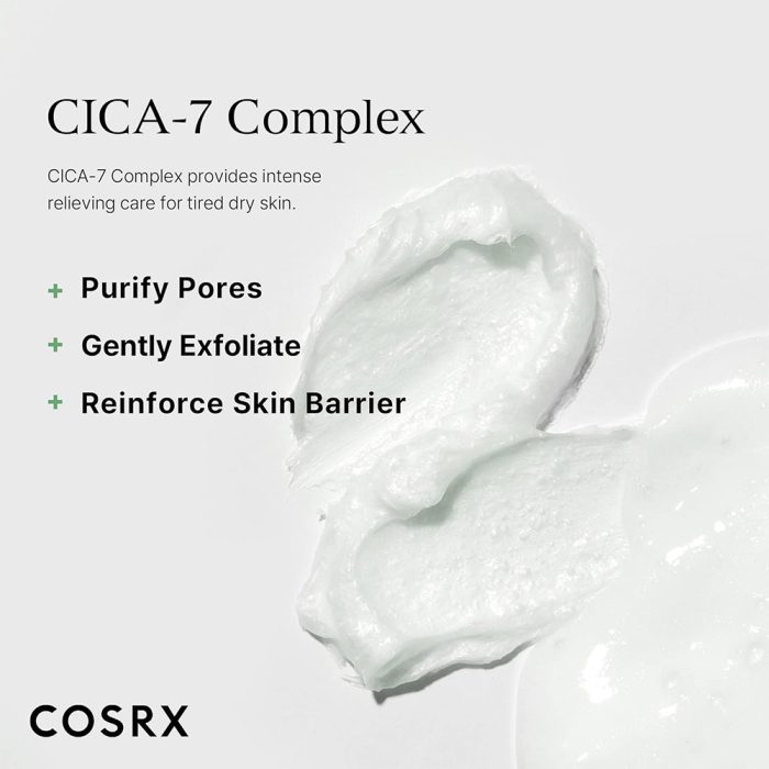 فوم شوینده کرمی ترمیم کننده و تسکین دهنده سیکا کوزارکس COSRX Pure Fit Cica Creamy Foam Cleanser