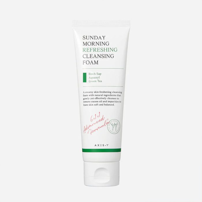 فوم پاک کننده ملایم ضد آکنه سان دی مورنینگ اکسیس وای AXIS-Y Sunday Morning Refreshing Cleansing Foam