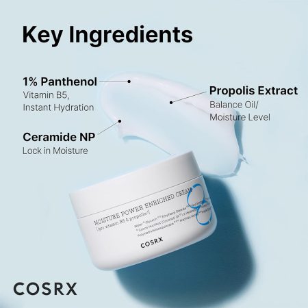 کرم آبرسان قوی و تسکین دهنده کوزارکس Cosrx Hydrium Moisture Power Enriched Cream 50ml