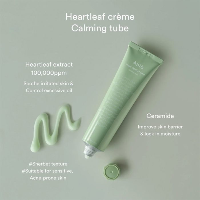 کرم تقویت کننده و تسکین دهنده هارتلیف ابیب ABIB Heartleaf Cream Calming Tube 75ml