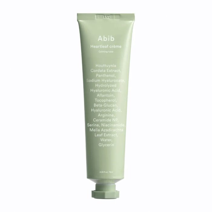 کرم تقویت کننده و تسکین دهنده هارتلیف ابیب ABIB Heartleaf Cream Calming Tube 75ml