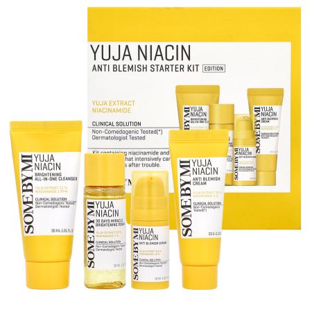 کیت ضد لک و روشن کننده یوجا نیاسین سام بای می SOME BY MI Yuja Niacin Anti Blemish Starter Kit