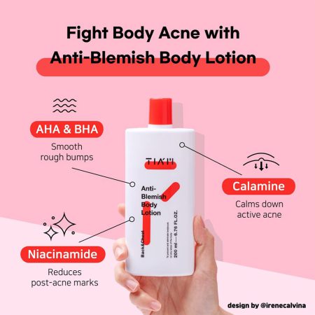 لوسیون بدن ضد لک و روشن کننده تیام TIA’M Anti-Blemish Body Lotion 200ml