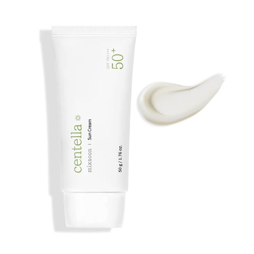 کرم ضد آفتاب مرطوب کننده و تسکین دهنده سنتلا میکسون Mixsoon Moisturizing Centella Sun Cream