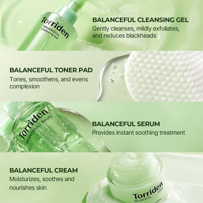 کیت تسکین دهنده سیکا توریدن TORRIDEN BALANCEFUL Skin Care Trial Kit