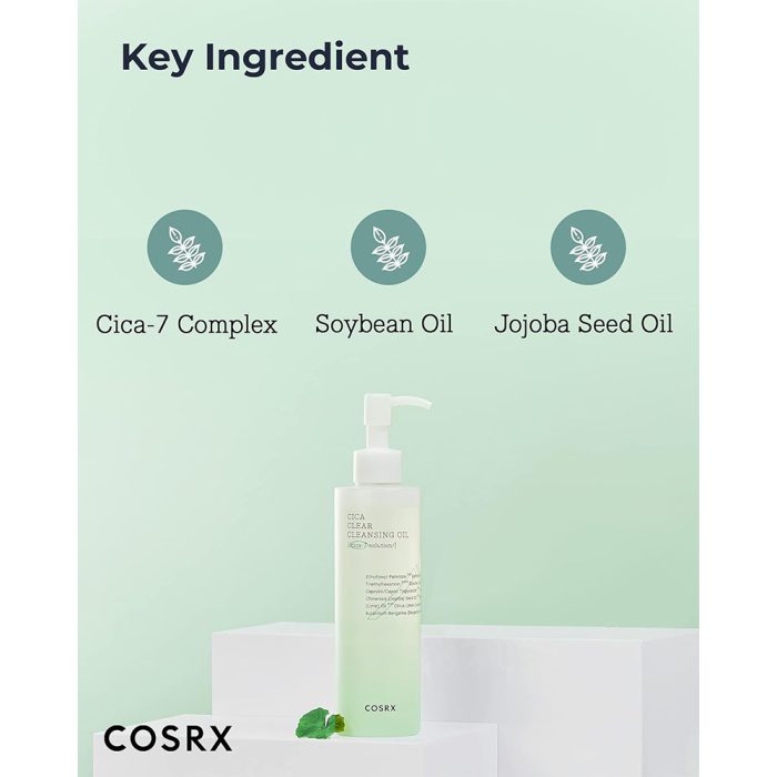 روغن پاک کننده سیکا کوزارکس COSRX Pure Fit Cica Clear Cleansing Oil 200ml