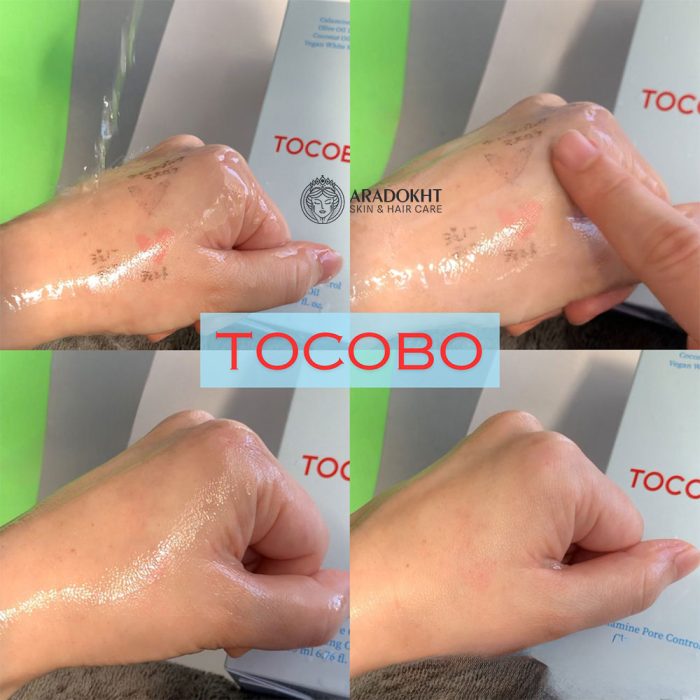 روغن پاک کننده و کنترل منافذ توکوبو TOCOBO Calamine Pore Control Cleansing Oil