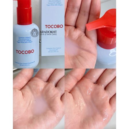 روغن پاک کننده و کنترل منافذ توکوبو TOCOBO Calamine Pore Control Cleansing Oil