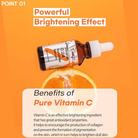 سرم روشن کننده ویتامین سی 24 درصد سورپرایز تیام TIAM Vitamin C24 Surprise Serum