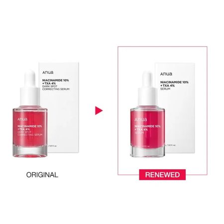 سرم ضد لک نیاسینامید 10% + ترانگزامیک اسید 4% آنوا Anua Niacinamide 10% + TXA 4% Dark Spot Correcting Serum