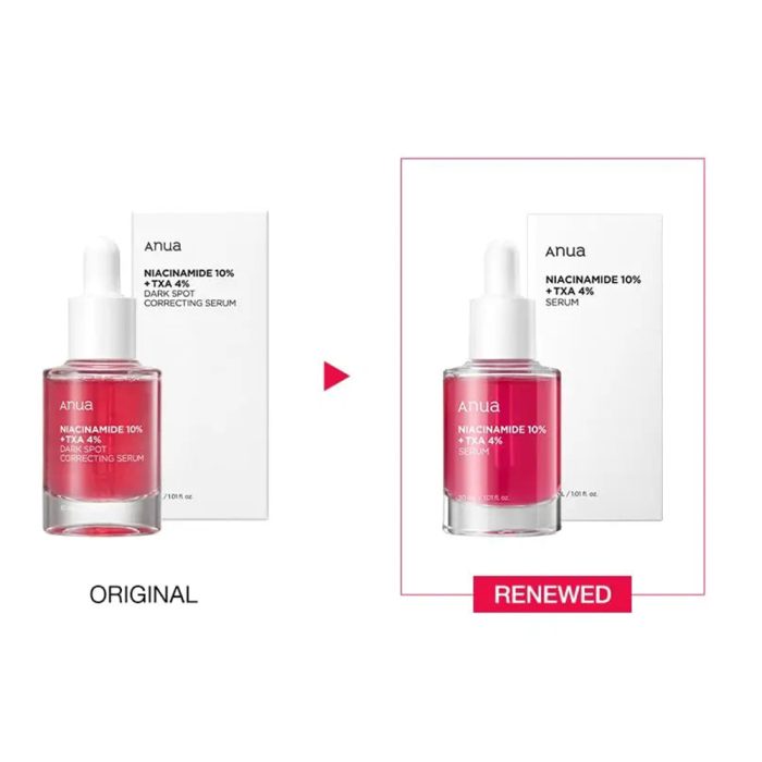 سرم ضد لک نیاسینامید 10% + ترانگزامیک اسید 4% آنوا Anua Niacinamide 10% + TXA 4% Dark Spot Correcting Serum