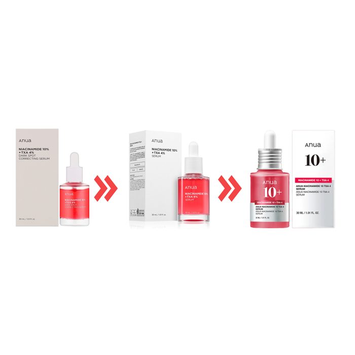 سرم ضد لک نیاسینامید 10% + ترانگزامیک اسید 4% آنوا Anua Niacinamide 10% + TXA 4% Dark Spot Correcting Serum