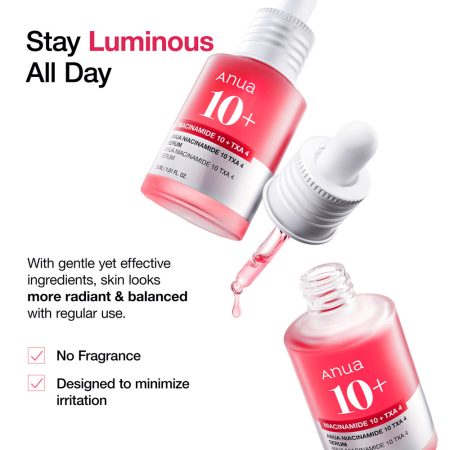 سرم ضد لک نیاسینامید 10% + ترانگزامیک اسید 4% آنوا Anua Niacinamide 10% + TXA 4% Dark Spot Correcting Serum