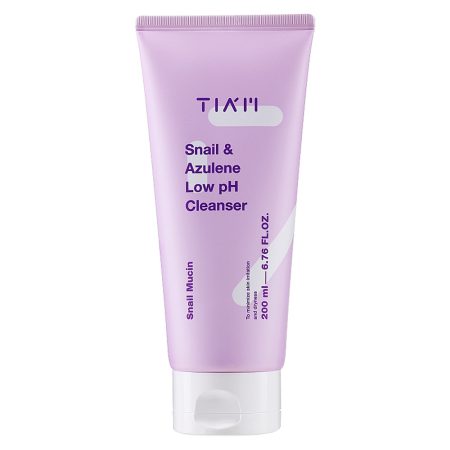 ژل شوینده ملایم حلزون و آزولن تیام TIAM Snail & Azulene Low pH Cleanser