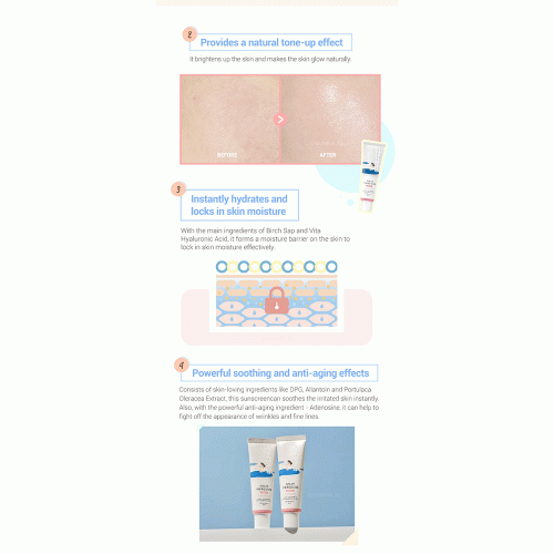 کرم ضد آفتاب تون آپ تسکین دهنده و مرطوب کننده شیره توس راندلب Round Lab Birch Juice Moisturizing Tone-up Sunscreen