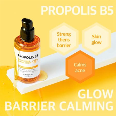 سرم ترمیم کننده و درخشان کننده پروپولیس سام بای می Some By Mi Propolis B5 Glow Barrier Calming Serum