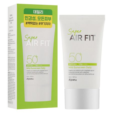 ضد آفتاب فیزیکی سوپر ایر فیت اپیو Apieu Super Air Fit Mild Sunscreen Daily Ex