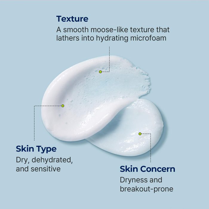 فوم شستشوی مرطوب کننده هیالورونیک اسید توریدن Torriden Dive In Low Molecular Hyaluronic Acid Cleansing Foam