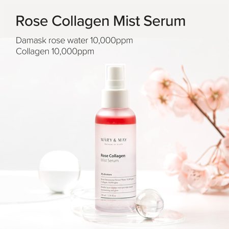 میست آبرسان و جوانساز کلاژن رز مری اند می MARY & MAY Rose Collagen Mist Serum