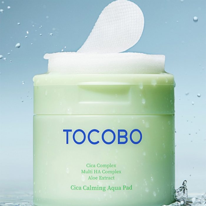 پد تونر خنک کننده و تسکین دهنده سیکا توکوبو TOCOBO Cica Calming Aqua Pad