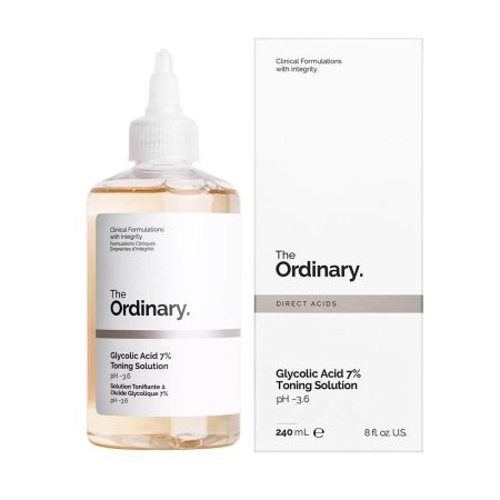 تونر لایه بردار و روشن کننده گلیکولیک اسید 7% اوردینری The Ordinary Glycolic Acid 7% Toning Solution 240ml