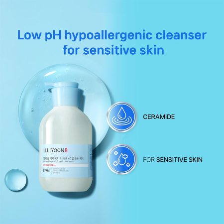 شوینده تقویت کننده صورت، بدن و مو سراماید ایلیون Illiyoon Ceramide Ato 6.0 Top to Toe Wash