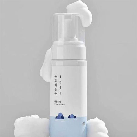 فوم شستشوی عمیق حبابدار دوکدو راندلب Round Lab 1025 Dokdo Bubble Foam