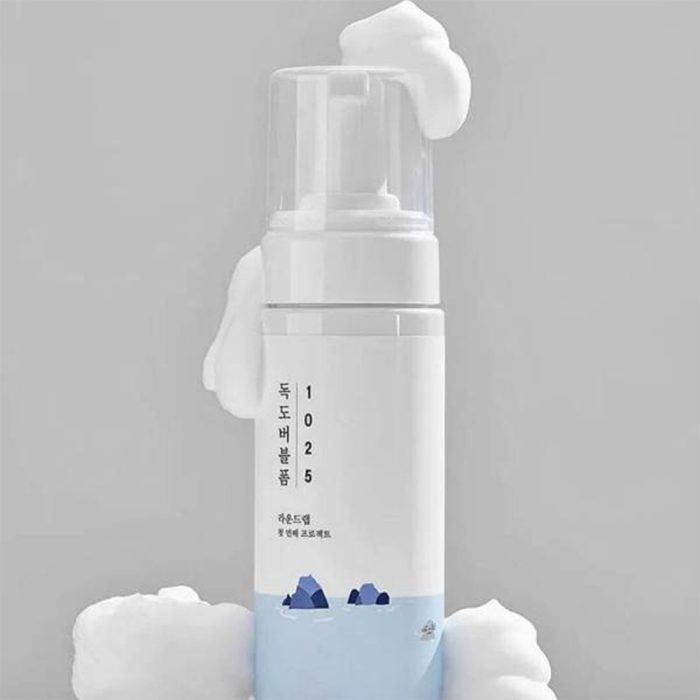 فوم شستشوی عمیق حبابدار دوکدو راندلب Round Lab 1025 Dokdo Bubble Foam