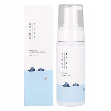 فوم شستشوی عمیق حبابدار دوکدو راندلب Round Lab 1025 Dokdo Bubble Foam