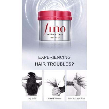 ماسک مو ترمیم کننده و تغذیه کننده فینو پرمیوم تاچ شیسیدو Shiseido FINO Premium Touch Hair Mask