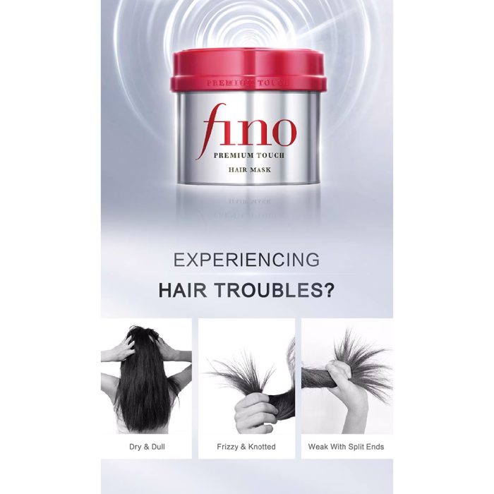 ماسک مو ترمیم کننده و تغذیه کننده فینو پرمیوم تاچ شیسیدو Shiseido FINO Premium Touch Hair Mask