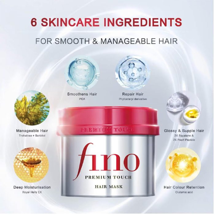 ماسک مو ترمیم کننده و تغذیه کننده فینو پرمیوم تاچ شیسیدو Shiseido FINO Premium Touch Hair Mask